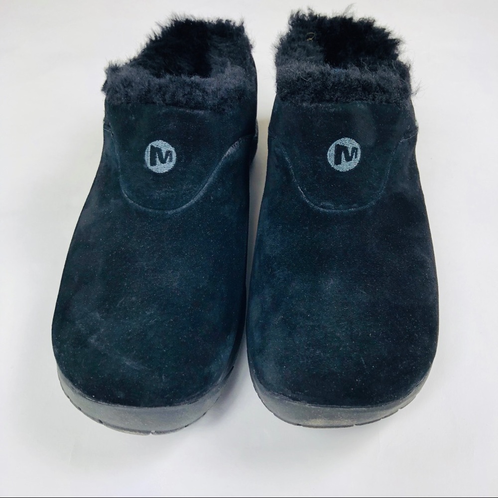 Merrell Encore Ice Merrell Black Suede Shoes New - Picture 2 of 6